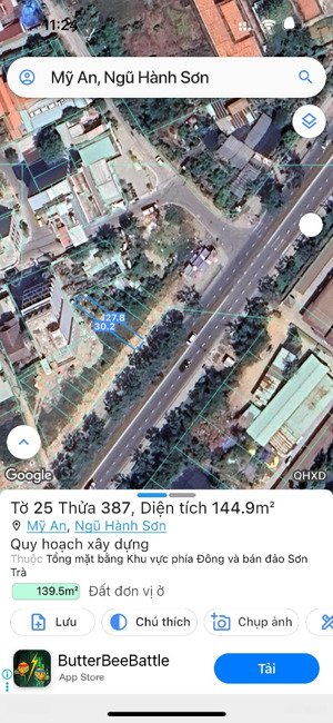 đất bán : siêu phẩm triệu đô võ nguyên giáp trực diện biển mỹ khê dt 145m2