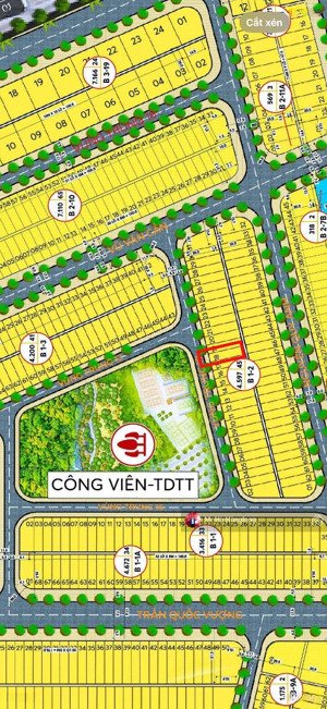 chính chủ bán lô đất đường vùng trung 17 - đối diện công viên