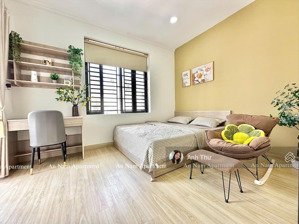 tòa chdv 2 mặt tiền lê trực, bt (6,2x19,3m) - 124m2, 4 tầng, 6 chdv, hdt 80tr/th. chỉ 19,5 tỷ tl