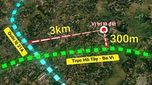 siêu phẩm đồng trạng, sơn tây dt 101,2m², mặt tiền 8,2m, cách tomodachi làng mít chỉ 300m