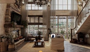 duplex sân vườn siêu rộng tại the opera, view sông, trần cao 5m6. nội thất cao cấp vừa hoàn thiện