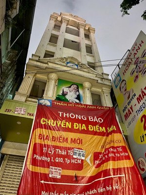 nhà phố ngon nhất quận 10 hầm 6 tầng 237-239 lý thái tổ phường 9 quận 10