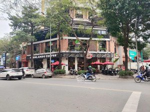 cho thuê nhà lô góc mặt phố trần điền, dt 180m2x3 tầng, mt 25m, giá 120tr, lh 
