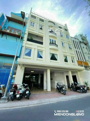 siêu phẩm ngang 10m tòa nhà khu lý chính thắng f.vts quận 3- dt 10x8m 6 tầng hđt 95 triệu giá 26 tỷ