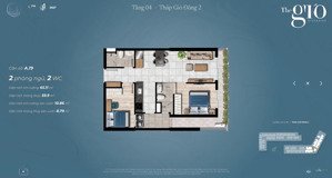 chuyển nhượng căn hộ 2pn + sân vườn, giá chỉ 2 tỷ 8, được tặng gói điện máy. thích hợp ở đầu tư.