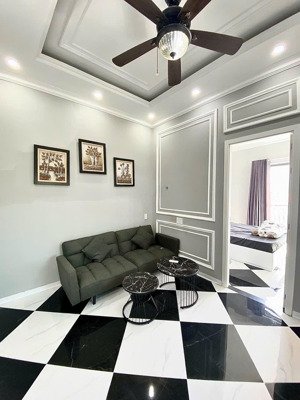 căn hộ cho thuê full nội thất - gần cầu rồng - ban công thoáng mát