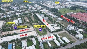 bán đất 75m2 vị trí đẹp tại thị trấn lai uyên, bàu bàng, bình dương.