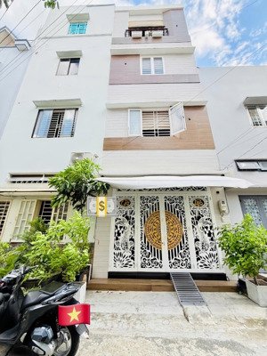 đường 8m - nhà đúc 4 tầng (4pn) - hạ 100tr ngay tân quý - dt: 4.6 x 10 (cn:46m2) chỉ 6,x tỷ