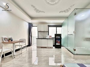 cho thuê căn hộ studio ban công thoáng mát full nội thất khu k300, tân bình