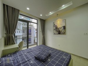 căn hộ 1pn - tách bếp - máy giặt riêng, bancol dài ngay trần quang diệu, quận 3