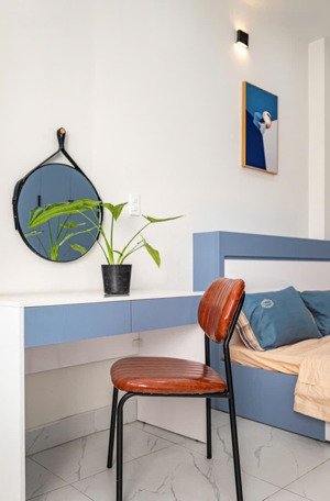 cho thuê căn hộ dịch vụ full nội thất, có máy giặt riêng, ở thoải mái 2 - 3 người, không lo giá