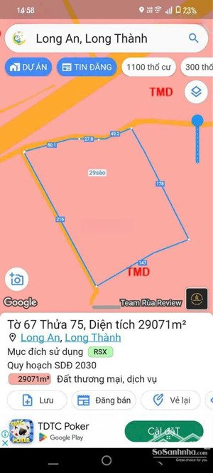 đất thương mại dịch vụ trước cổng sân bay long thành giá tốt