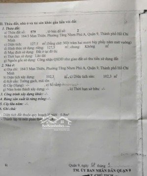 bán nhà gần chợ đêm man thiện 127,5m2 7tỷ5 có tl