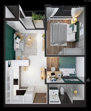 bán căn 1.5 ngủ sentosa sky - tầng trung vị trí đẹp lh: 