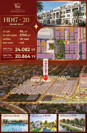 duy nhất căn vinhomes đan phượng vị trí đẹp nhất dự án - view vườn hoa trung tâm thương mại vincom