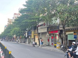 mặt phố tôn đức thắng - kinh doanh - vỉa hè đá bóng - bán đất tặng nhà - 50m2*3t - 33tỷ