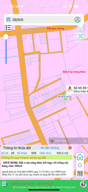 bán đất 100m2 tại , an phước, long thành, 980 triệu