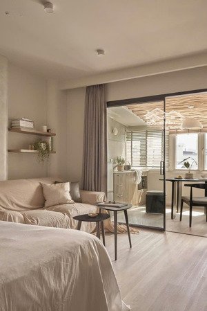 siêu phẩm studio/1pn 60m2 cho những khách iu thích không gian tràn ngập ánh sáng tự nhiên