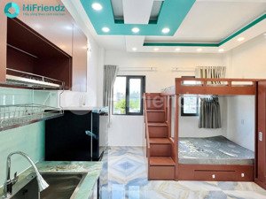 siêu phẩm studio 2 không gian ngủ full nội thất cao cấp sát cầu chữ y