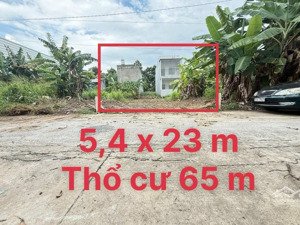 bán đất phú mỹ 5,4x23 đường bê tông 6m gần trường, gần chợ giá 2ti580