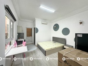 trống chdv studio 26m2 cửa sổ - mới đẹp y ảnh - full tiện nghi - máy giặt riêng - gần chợ bàn cờ q3