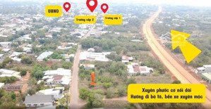 bán đất ngay ubnd phước tân, cách hồ bà tô 900 giá 4,6 tỉ ngang 17 m ( 807m2)