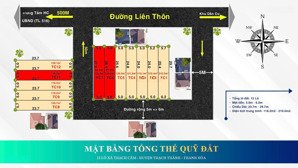 bán 210m2 full thổ cư giá chỉ 1,5 triệu/m2 tại trung tâm huyện thạch thành , thanh hóa
