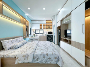 phòng 1 phòng ngủ nội thất cao cấp - cửa sổ thoáng - 40m2 - hẻm ô tô lê văn sỹ