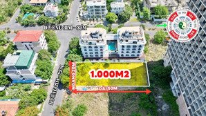 diện tích khủng - 1000m2 - full đất ở đô thị khu đô thị cao cấp an viên - nha trang