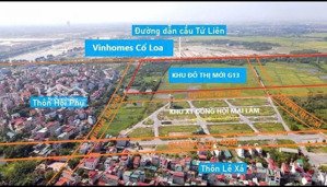 bán đất đẹp tại hội phụ, đông hội, đông anh, hà nội, 130 triệu / m2, 111.3 m2