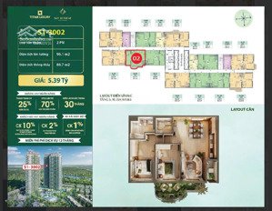 bán căn hộ 2pn 86m view toàn dự án | eco retreat