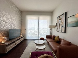 cho thuê căn hộ cao cấp tại d''edge thảo điền, 43 triệu, 90m2, 2pn, 2wc, đầy đủ nội thất tại quận 2