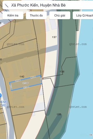 đất nền khu dân cư ngay cầu phước long, đường phạm hữu lầu, nhà bè.