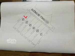 bán đất tại thôn ngũ phúc, tam đa, phù cừ, hưng yên, 916 triệu, 76.3m2