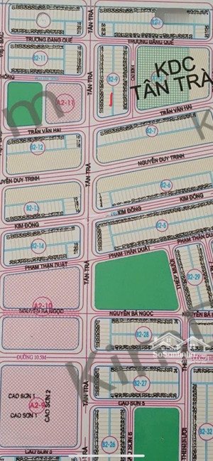 chào bán 2 lô liền kề đường tân trà