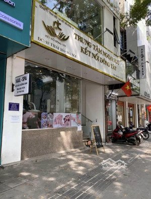 cho thuê làm văn phòng,spa,thời trang mặt phố thái hà ,100m x 5 tầng, mặt tiền 5m, giá thuê 100tr.