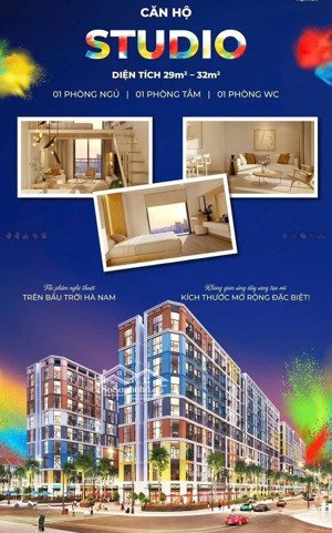 quỹ độc quyền! bán căn hộ studio duplex, 1 phòng ngủ, tại park residences, sun hà nam