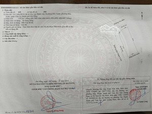 bán đất 2 mặt tiền đg thu bồn. gần chợ miếu bông