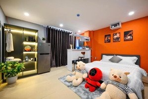 căn hộ 1 phòng ngủ phong cách tối giản, ngay trần não, khu dân cư an ninh, nội thất dầy đủ