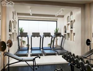 Chỉ 48 tỷ có tòa nhà 9 tầng GYM+CHDV ngang 5.1m 230m2 mặt tiền Lê Đức Thọ gần công viên.