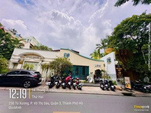 bán biệt thự 25b tú xương, phường 6, quận 3 | 9,5x33m | tường villa 