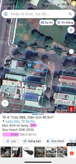 cần bán 1 số lô long tâm, bà rịa giá chỉ 2.x tỷ lh 