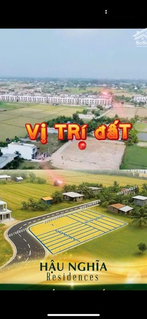 cần bán gấp đất ngay thị trấn hậu nghĩa cách vinhomes 300m