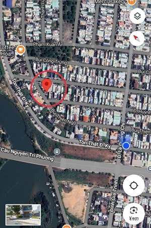 bán lô góc đường bùi thiện ngộ và huỳnh ngọc đủ, sát cầu nguyễn tri phương, gần sông