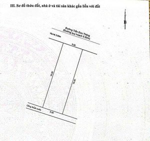 bán đất mặt tiền trần đức thông sát vương thừa vũ, sơn trà, diện tích: 80m² ngang 5m