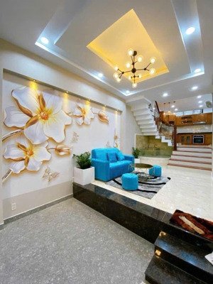 hxh 1 trục - cách mt 30m! bán nhà đinh bộ lĩnh thông nguyễn xí (3,3x12m) - 4 tầng - 4pn. chỉ 7,5 tỷ