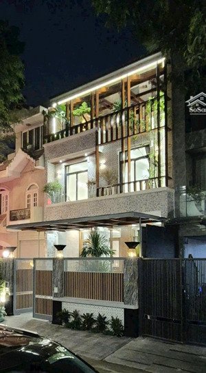 bán biệt thự mỹ phước mới đẹp, full nội thất, giá 52 tỷ có hầm, thang máy,khu cảnh đồi,pmh, quận 7