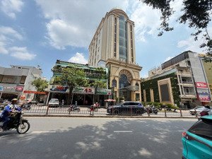 bán tòa nhà góc 2 mt đường dương quảng hàm 8.1x20m, 1 hầm, 5 tầng, 27 phòng, giá 25 tỷ