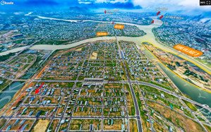 chào bán nam hoà xuân lô ven sông hướng đông nam, 110m2 tuyệt đẹp đối lưng minh mạng