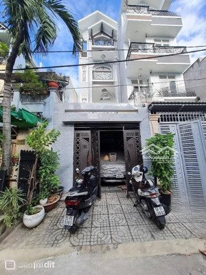 biệt thự mới liền kề, khu phân lô cao tần, hẻm 8m thông, gần chợ an nhơn * 80m2 x 4tầng * hơn 8 tỷ